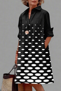 Valentina | Stilvolles Midi-Kleid mit Punkten