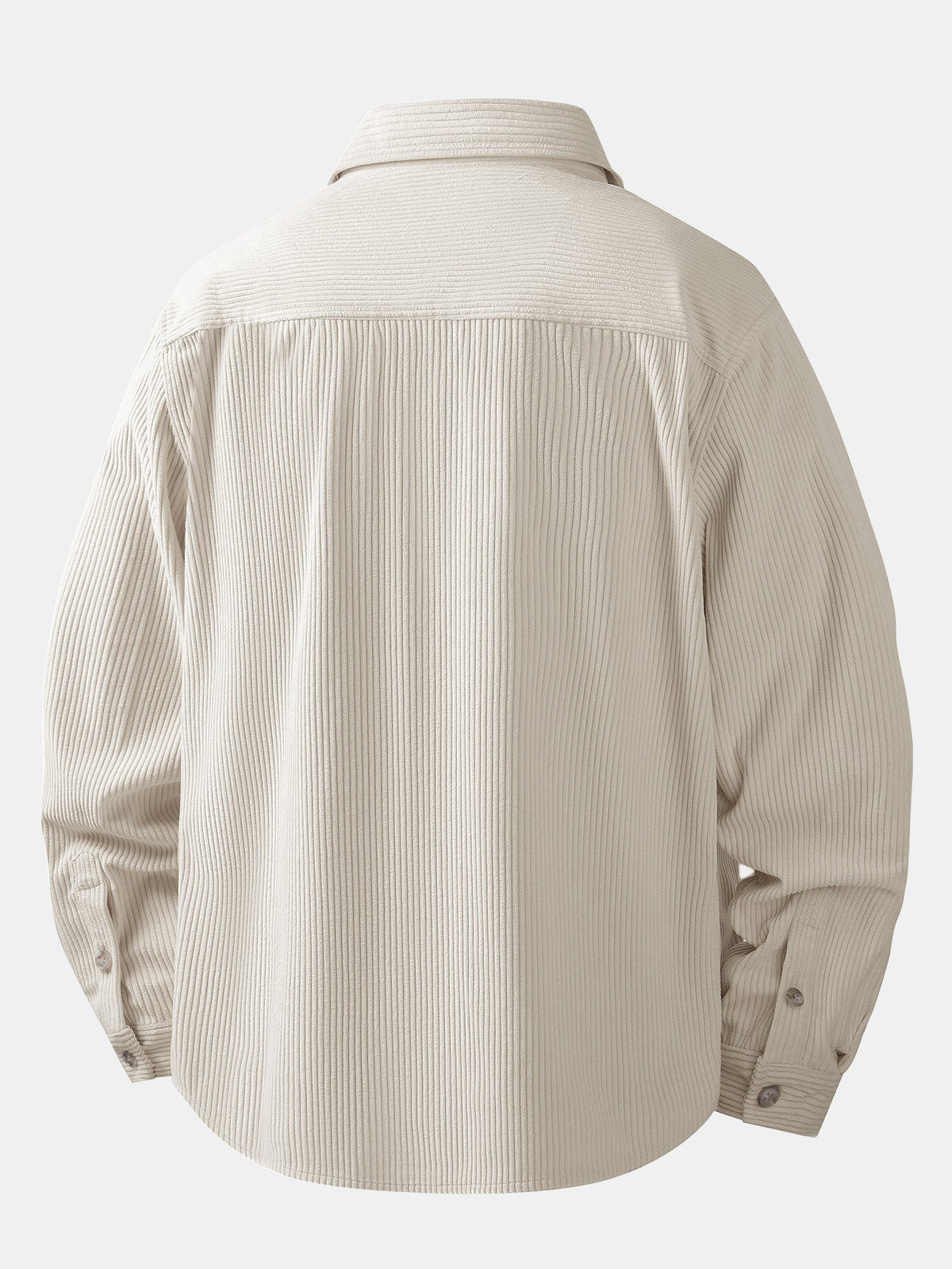 Corduroy Overshirt With Dual Chest Pockets