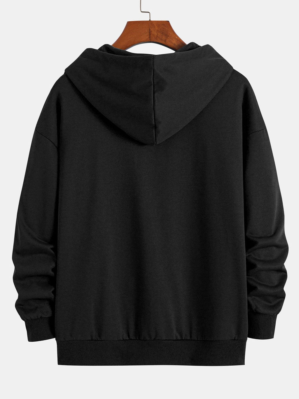 Milano Italy Print Relax Fit Zip Hoodie