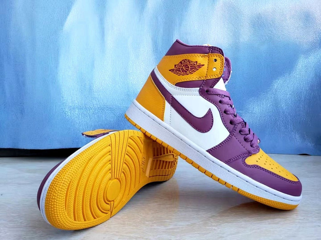 Air Jordan 1 Retro High OG Brotherhood – Purple / Gold