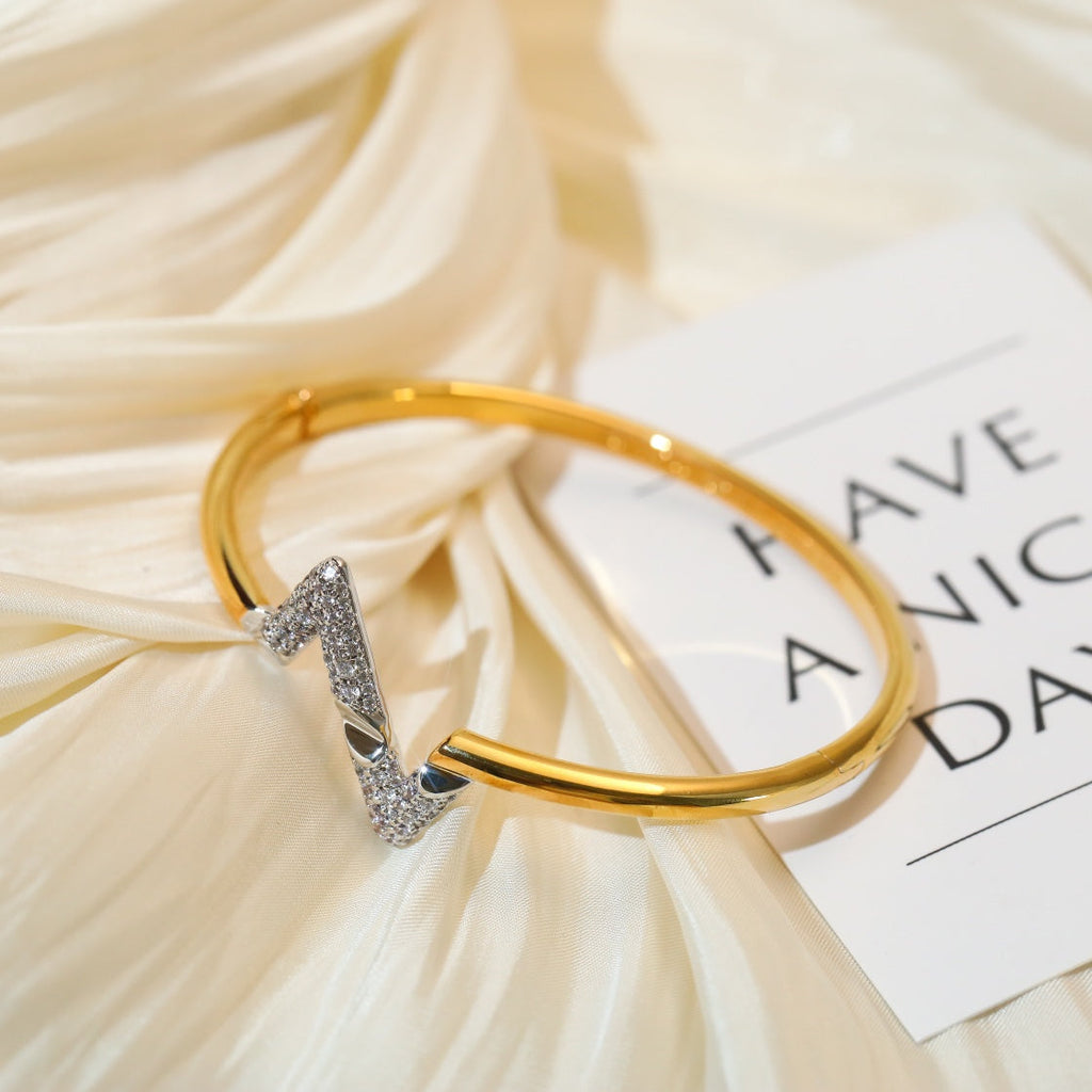 VOLTE UPSIDE DOWN GOLD-DIAMANT-ARMBAND