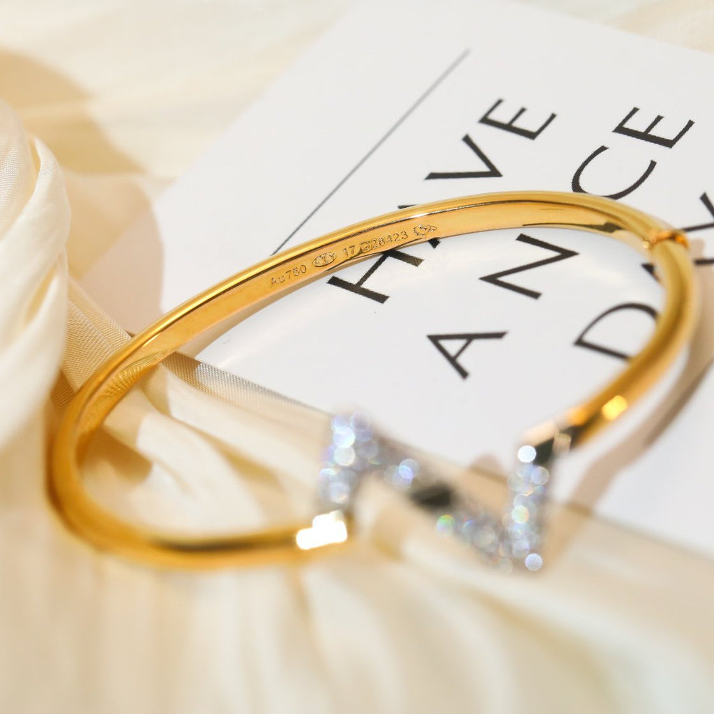VOLTE UPSIDE DOWN GOLD-DIAMANT-ARMBAND