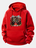 Kapuzenpullover mit Geld-Handabdruck und Kordelzug