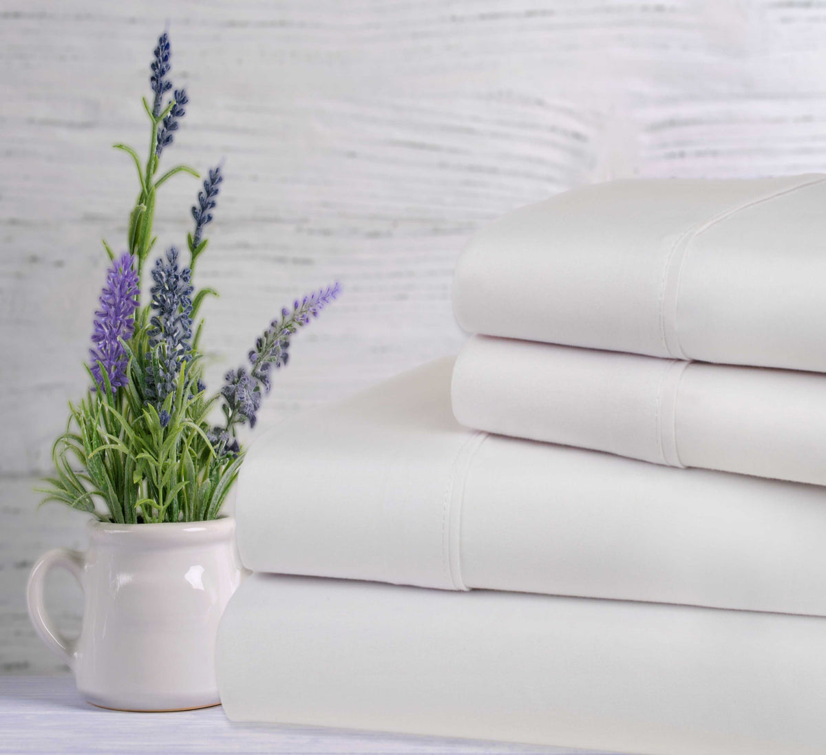 Bed Bath Fashions Bamboo Lavender Infused Scented 4-Piece Sheet Set