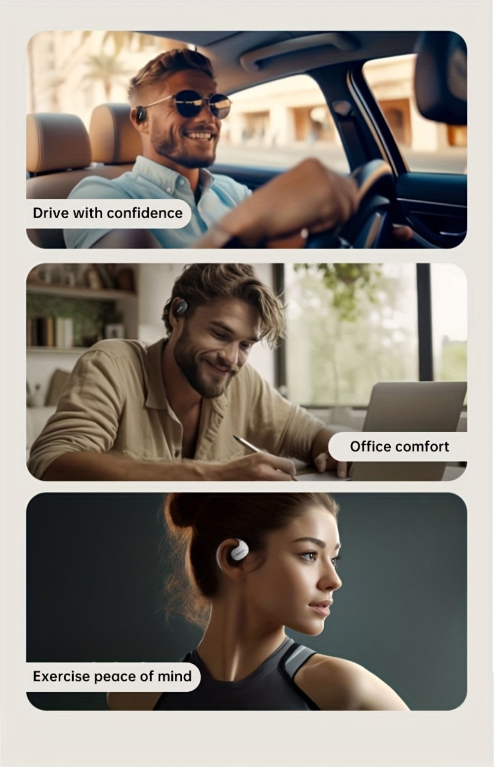 Wireless Earbuds Philips Black Stereo with Touch Volume, Noise-Cancelling Mic and Type-C Case