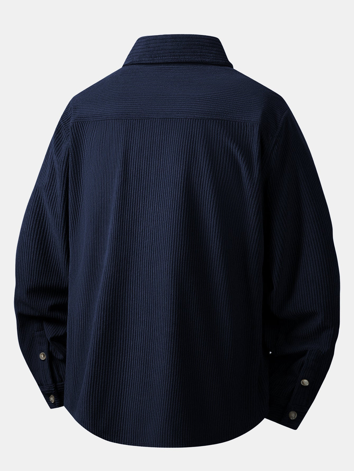 Corduroy Overshirt With Dual Chest Pockets