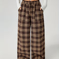 Bonnie | Karierte Hose mit weitem Bein