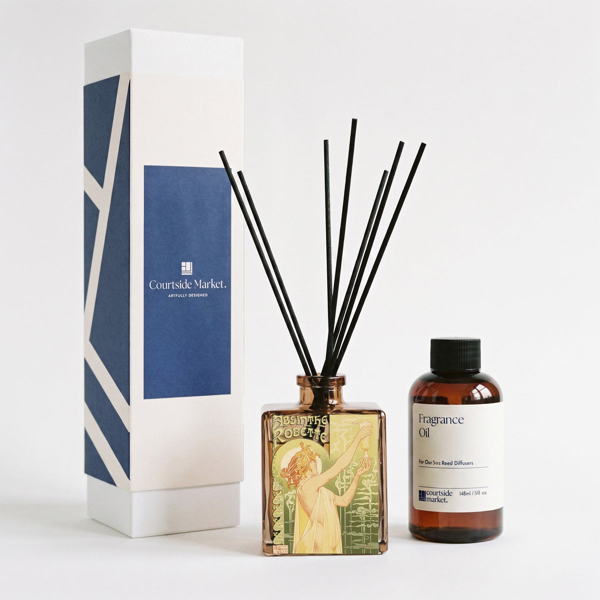 Absinthe Robette - Bergamot Woods 5oz Oil Reed Diffuser