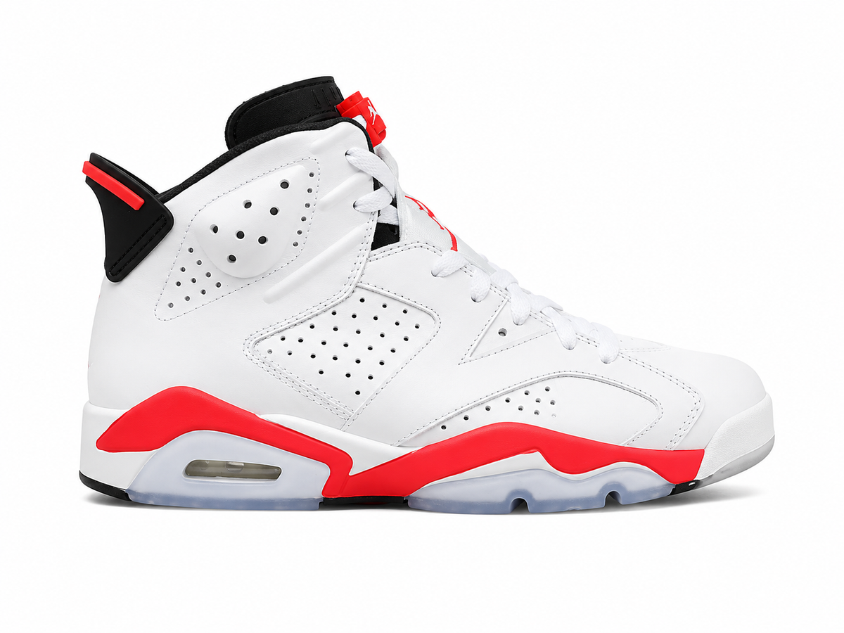 Air Jordan 6 Retro White Infrared – White / Infrared / Black