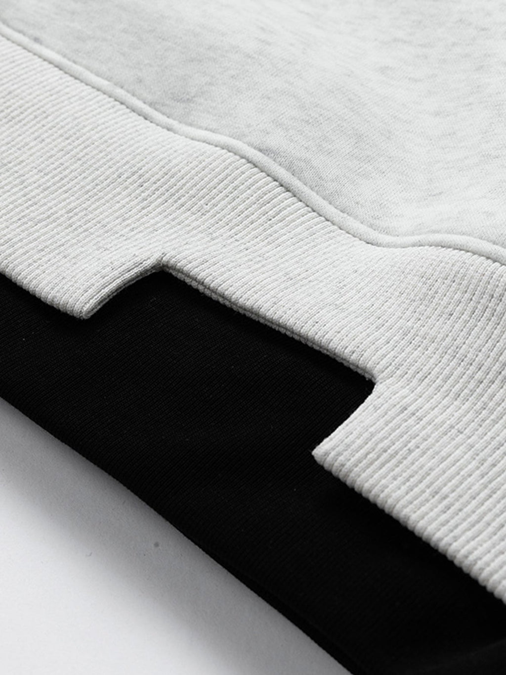 Relax Fit 2 In 1 Crew Neck Sweatshirt