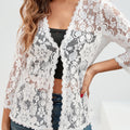 Marlena | Floral Lace Open-Front Cardigan