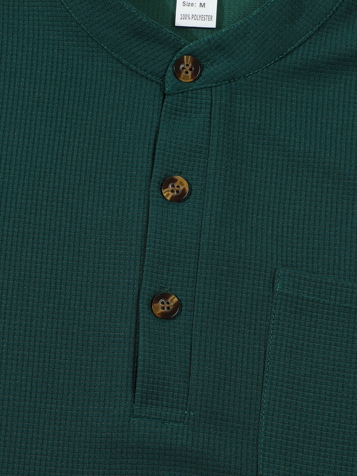 Dawson | Textured Long-Sleeve Henley Shirt