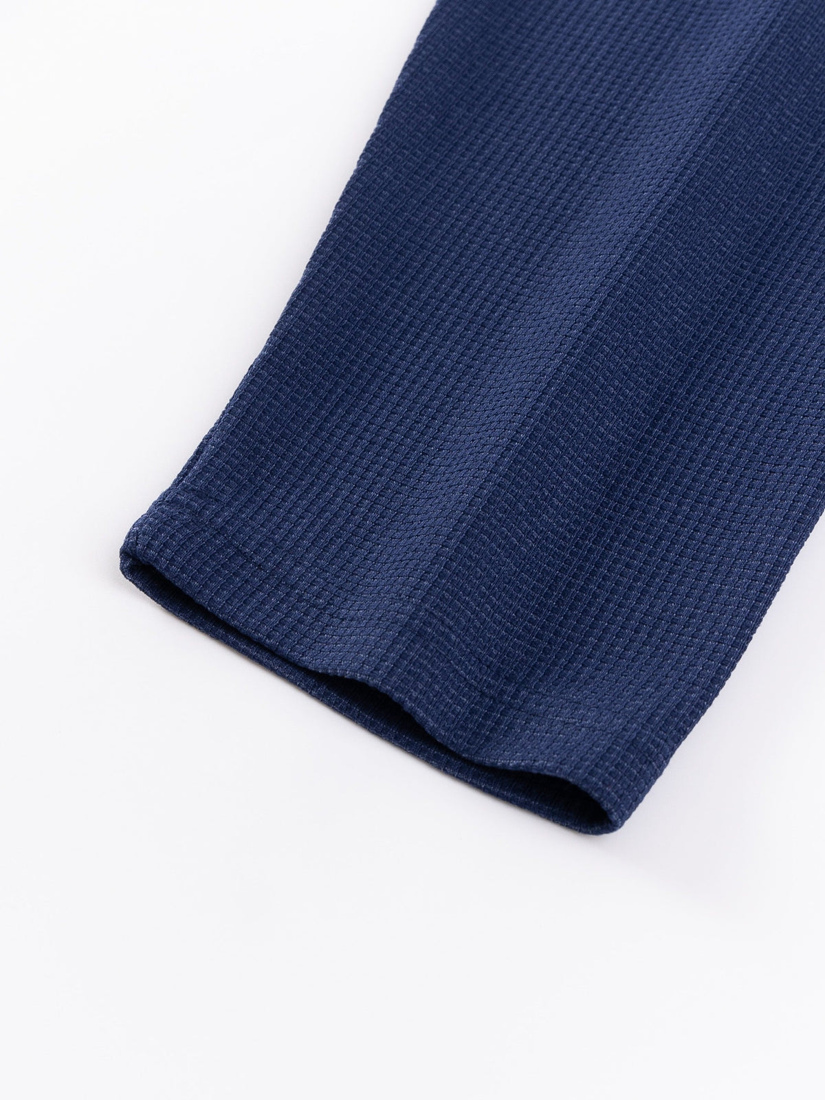 Frederick | Langarmshirt in strukturierter Waffelstrick-Optik