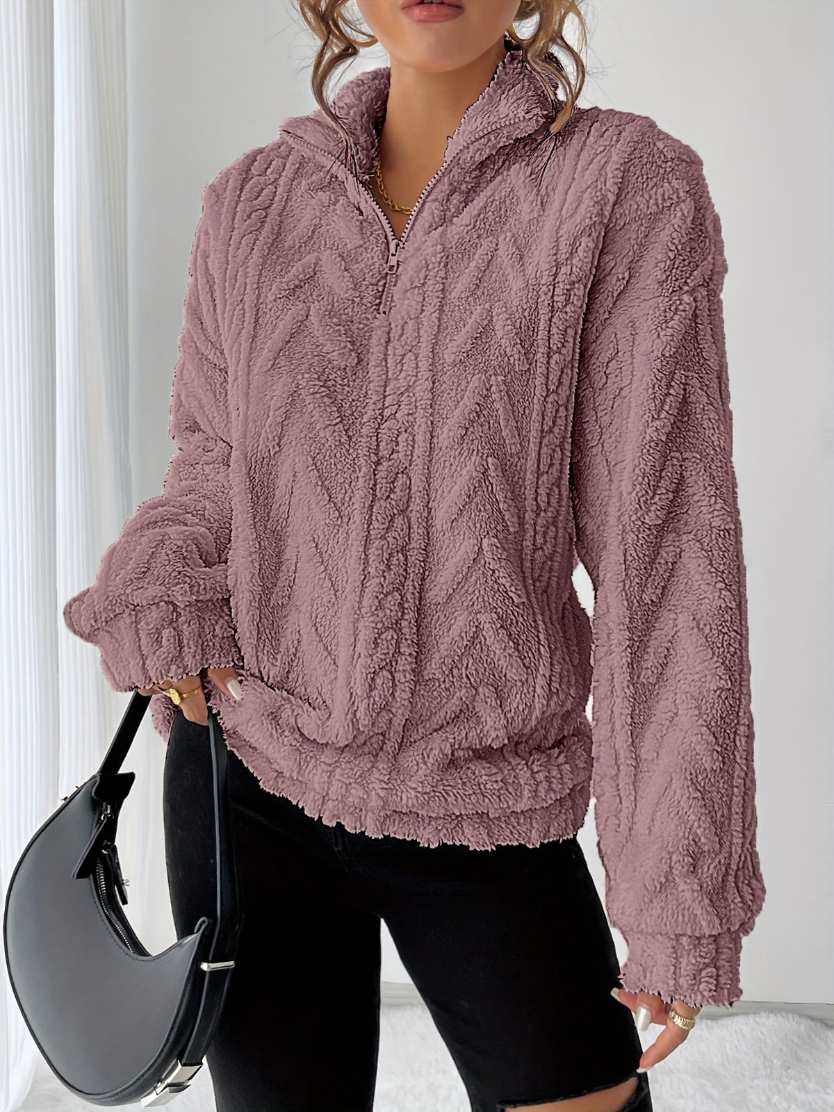 Susanna | Kuscheliges Sweatshirt mit Struktur