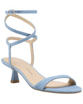 Stuart Weitzman Nudist Wrap 50 Denim Sandal