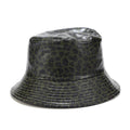 Walker Animal Print Faux Leather Bucket Hat