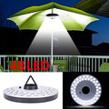 Patio Umbrella Light Battery Powered 48 LED, 3 Brightness Modes Portable Outdoor Camping Light with Hook