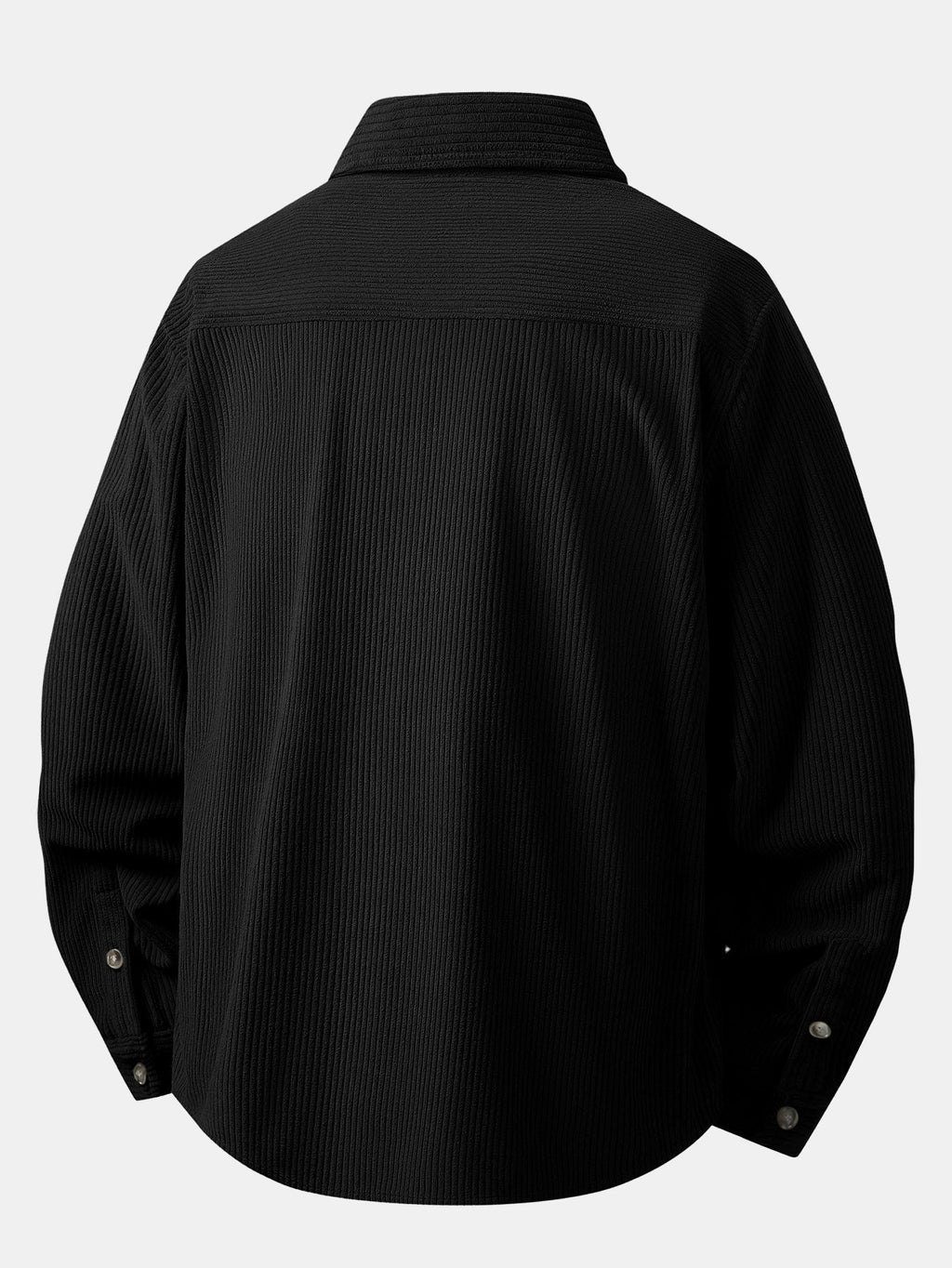 Corduroy Overshirt With Dual Chest Pockets