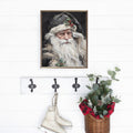 Kendrick Home Wise Grayscale Santa