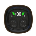 Wireless Earbuds Ultra-Small In-Ear with Touch Control, Built-In Mic and LED Case in Three Colors