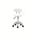 Adjustable Height Bar Stool with Backrest & 360° Swivel - Modern Counter Stool Rotating Chair for Kitchen