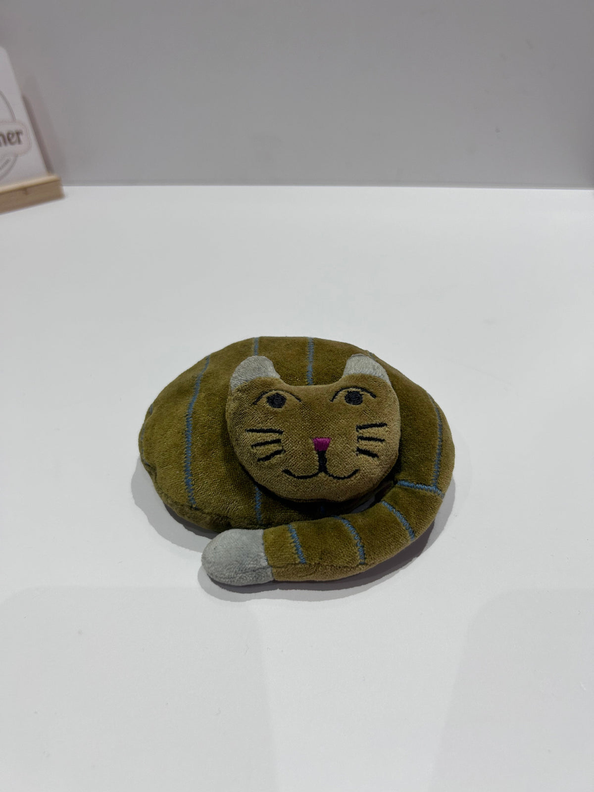 Jellycat Cat Nap Green Stripes