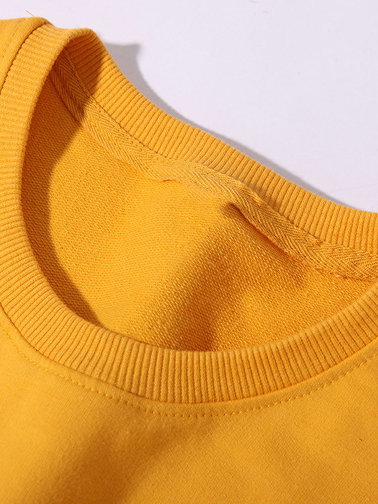 Character Print Cotton Sweatshirt