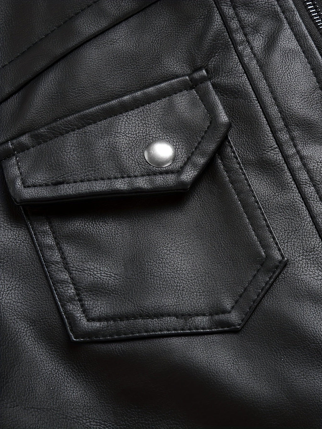 Roman | Kapuzen-Motorradjacke