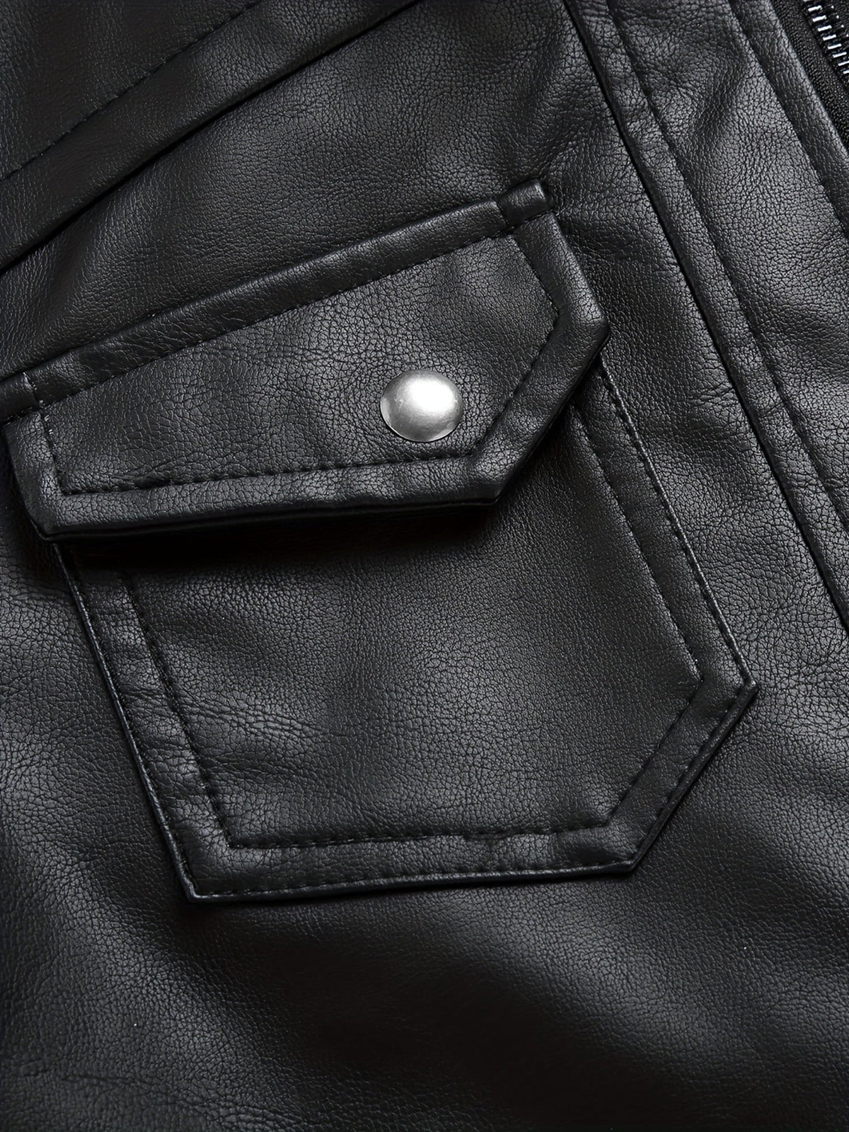 Roman | Kapuzen-Motorradjacke