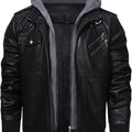Donovan | Mehrlagige Kapuzen-Moto-Jacke
