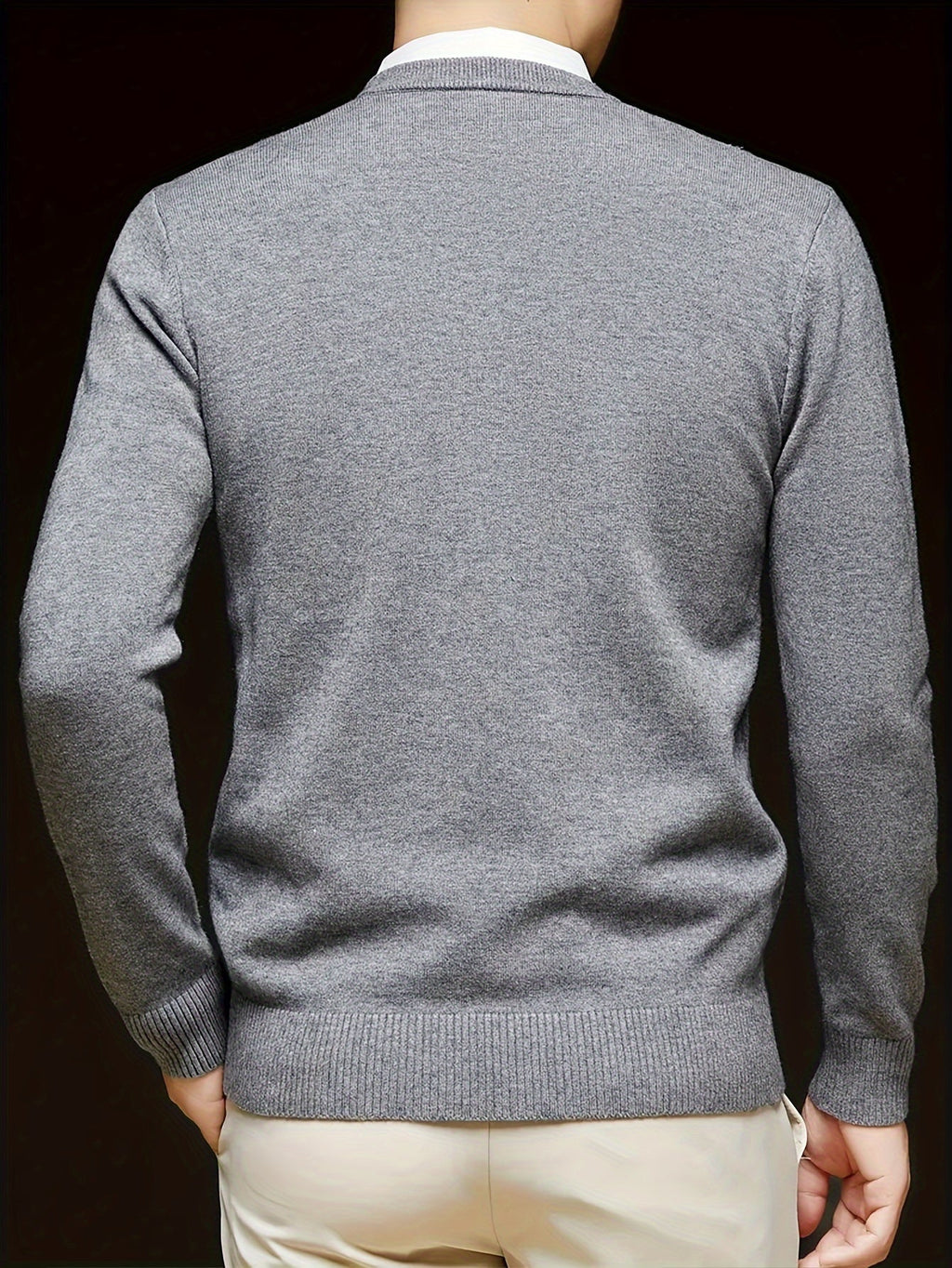 Nigel | Eleganter V-Ausschnitt-Pullover