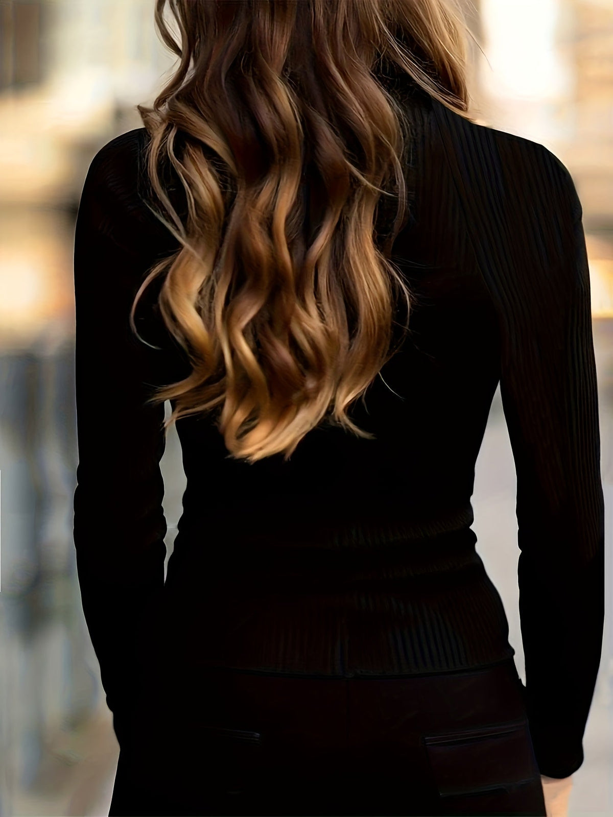 Simone | Sleek High-Neck Zip Top