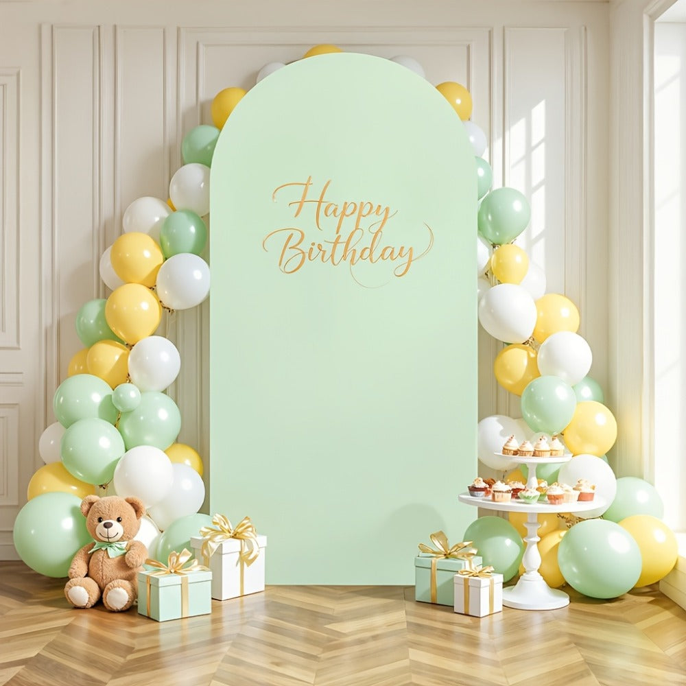 Wedding Arch Cover 2pcs Stretchable Wrinkle-Free Polyester Tight-Fit Arch Banner Covers for an Everyday Personal Care Routine
