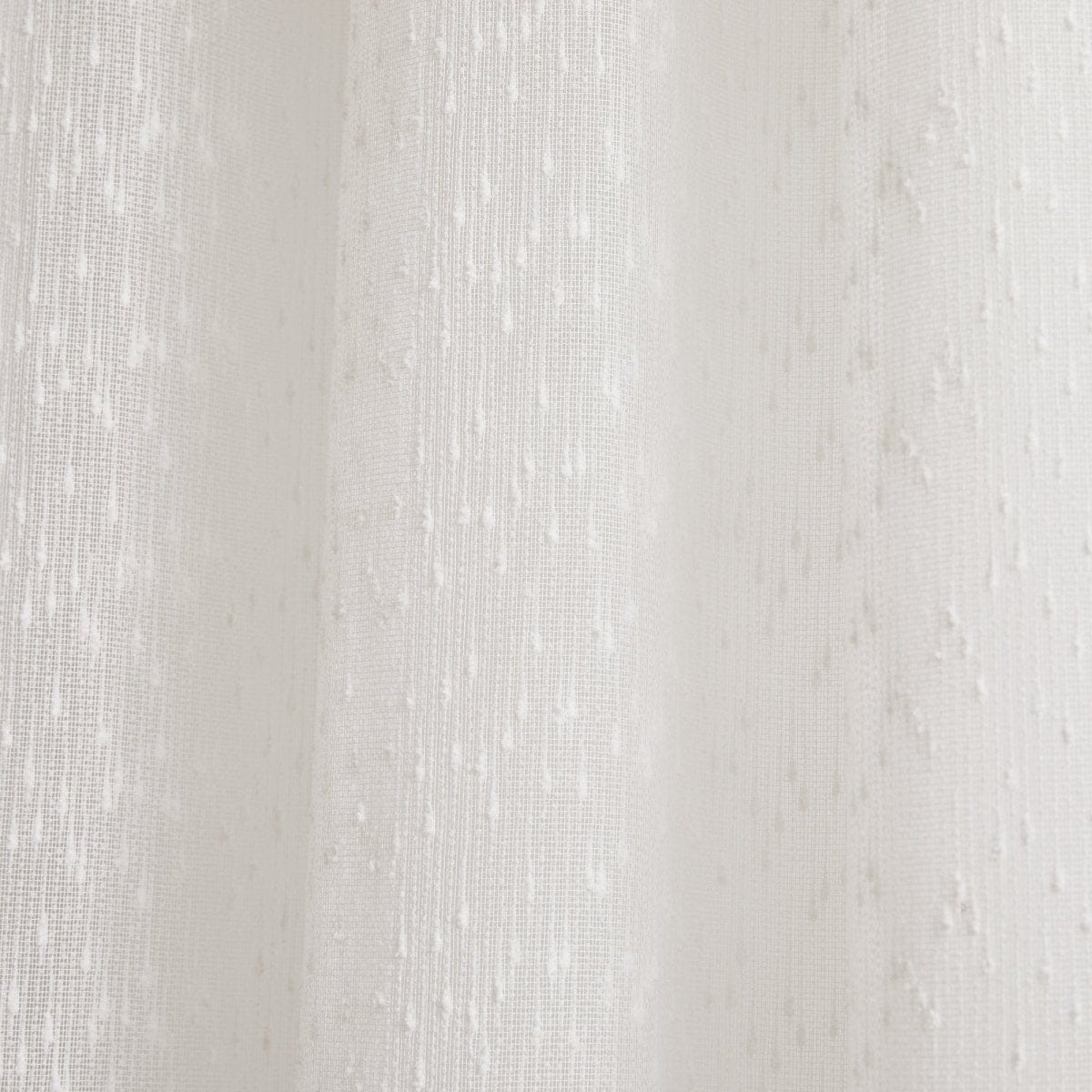 Aileen Textured Raindrop Sheer Window Curtain Panels