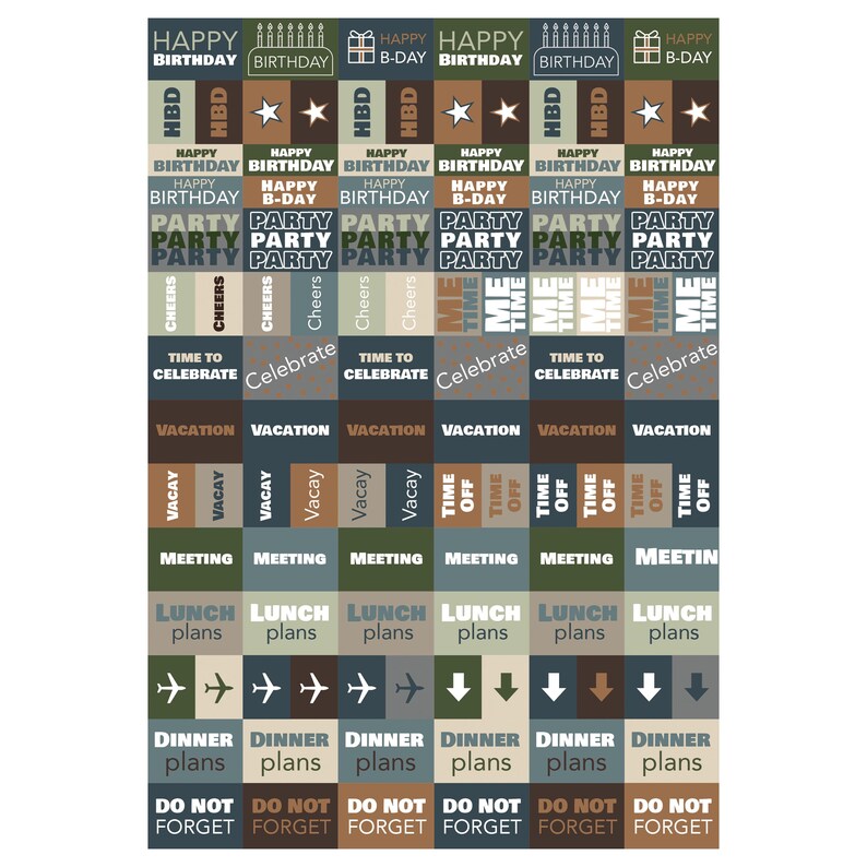 2027 Rugged Patch Medium Weekly Monthly Planner