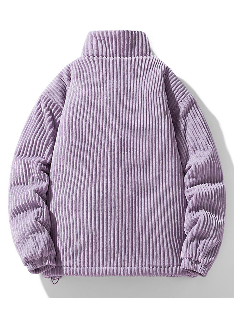 Quilted Lined Corduroy Coat