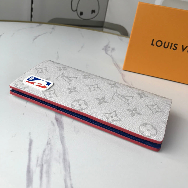 Louis Vuitton x NBA Brazza Wallet – Monogram White