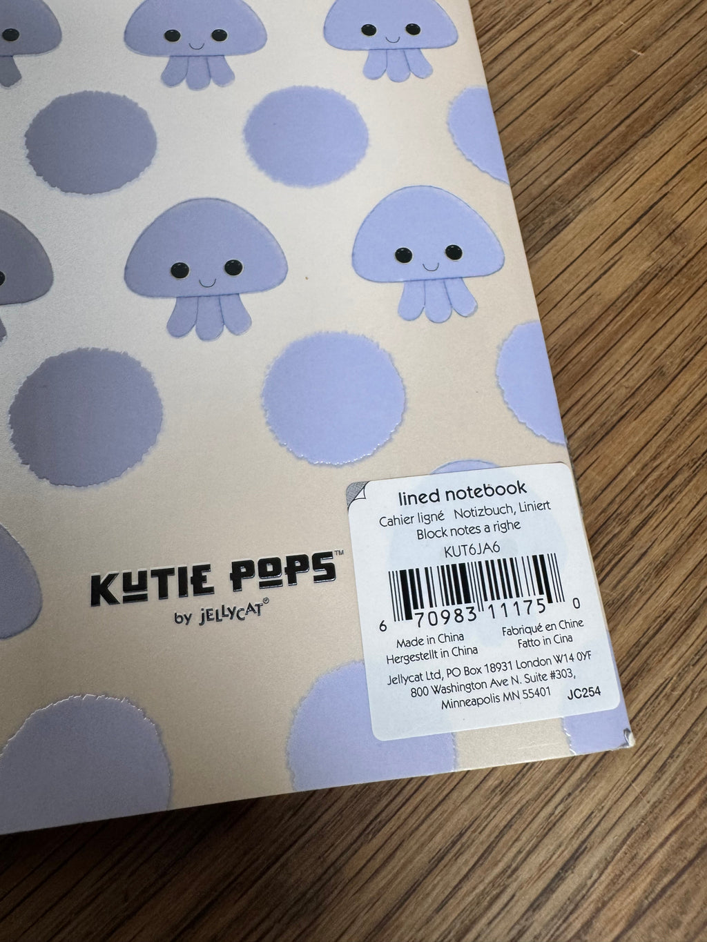 Jellycat Kutie Pops Journal