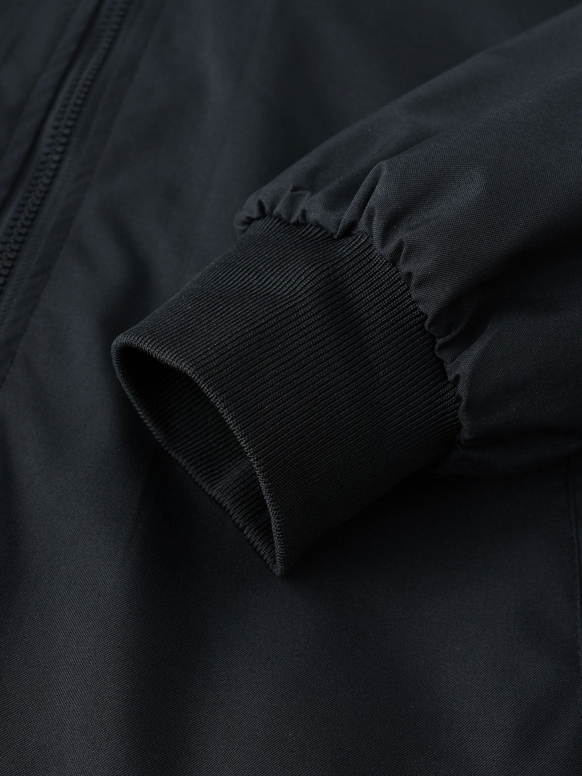 Relax Fit Zip-Up Bomber Jacket