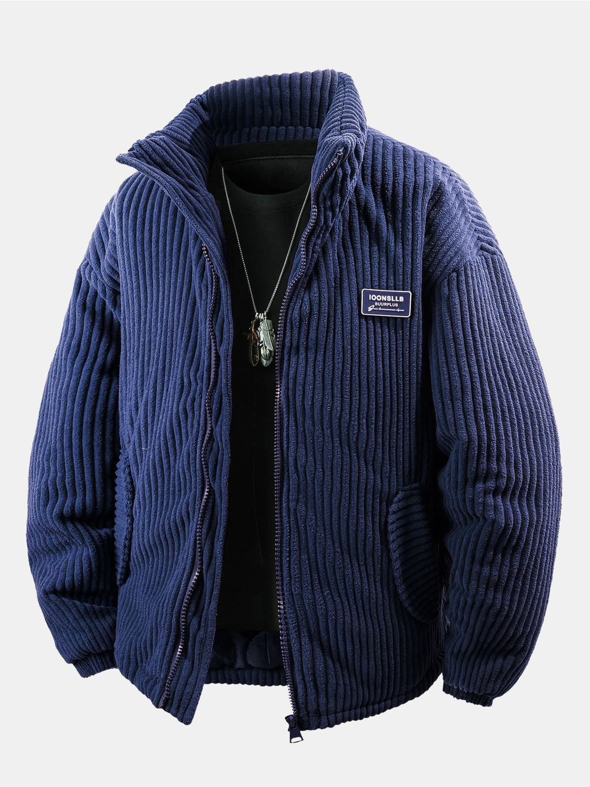 Quilted Lined Corduroy Coat