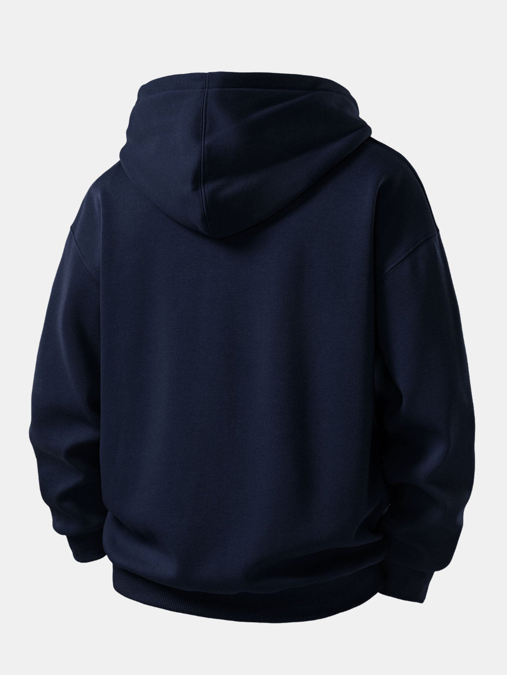Milano Print Plush Fleece Lined Zip-Up Hoodie