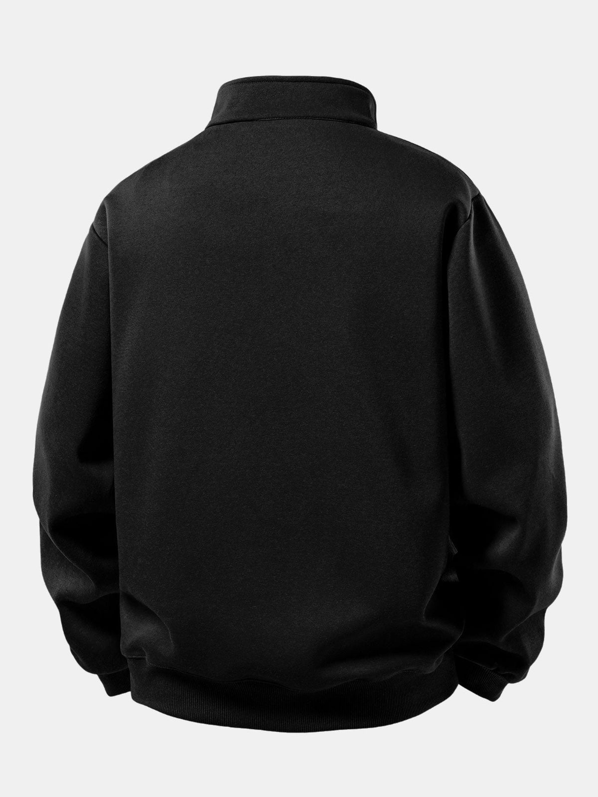 Relax Fit Milano Print Quarter Zip Sweatshirt