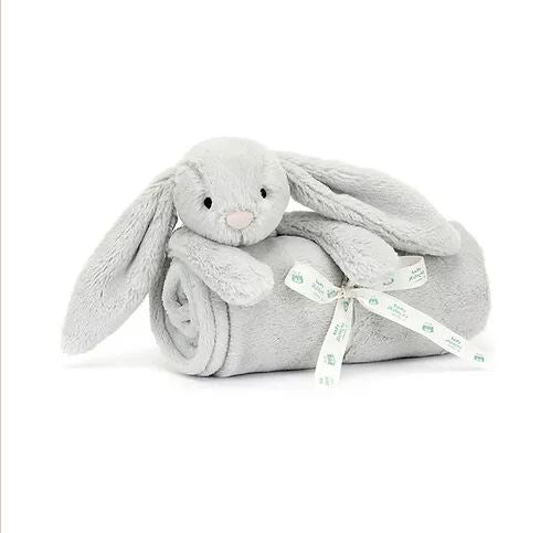 Jellycat Blankie Bashful Silver Bunny 56cm