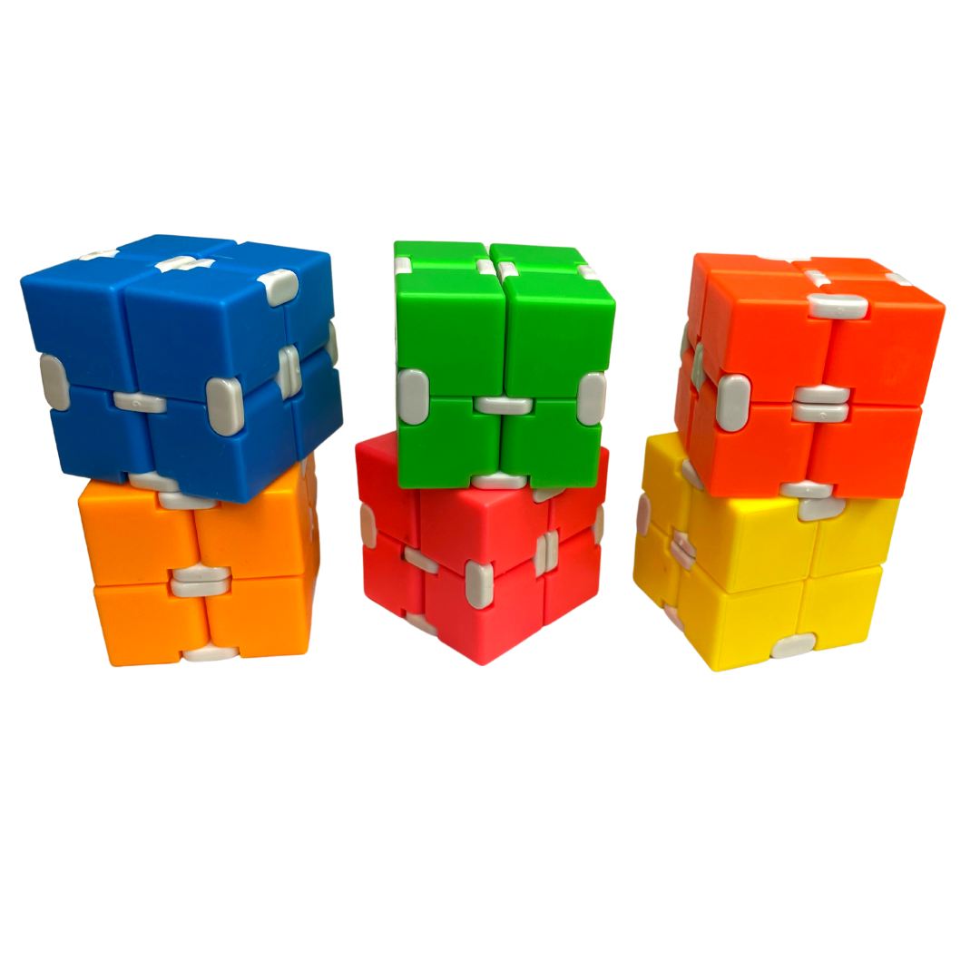 Fluro Infinity Cube Sensory Fidget Toy
