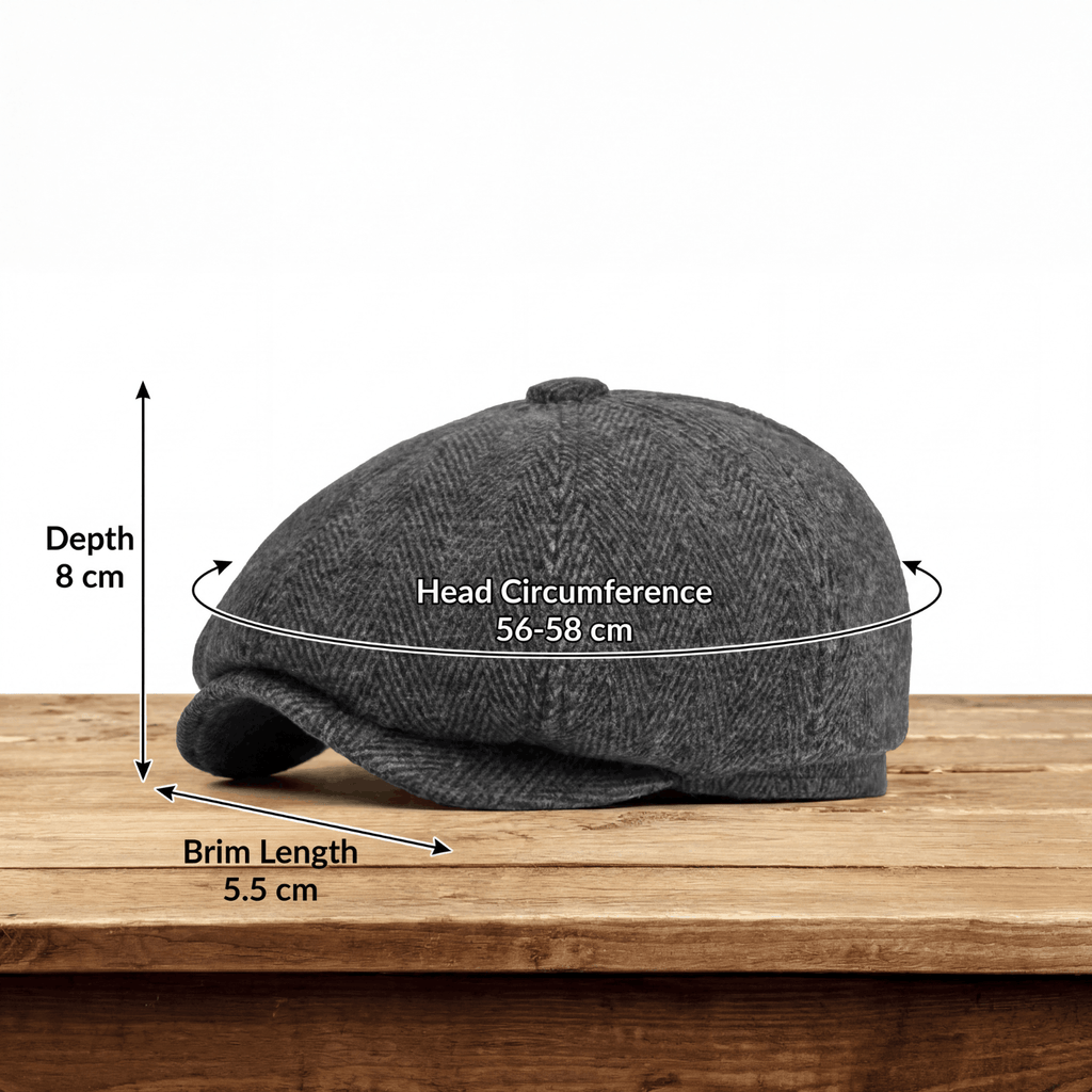 Charles | Classic Everyday Blend Flat Cap