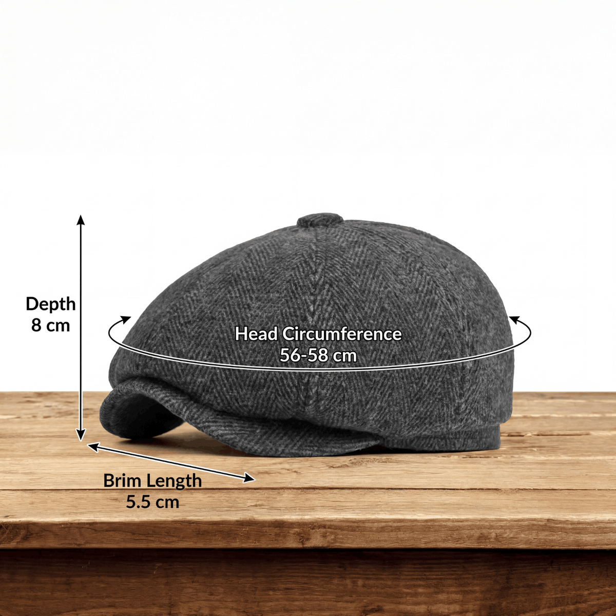 Charles | Classic Everyday Blend Flat Cap