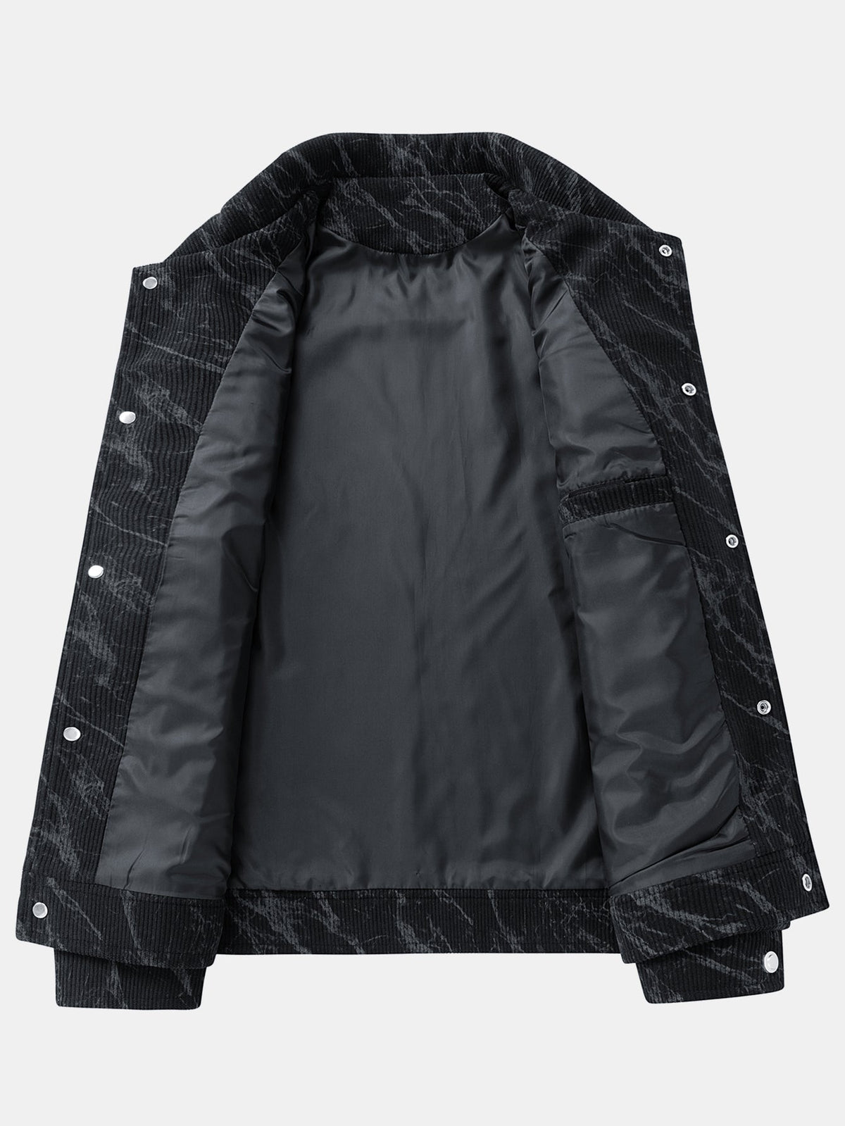 Marble Print Corduroy Jacket