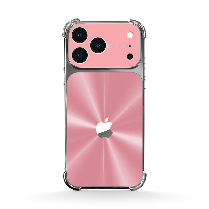 Irisierende Hülle mit verstärkten Ecken für iPhone 13-18 Pro & Pro Max
