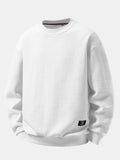 Relaxed Fit Stripe Jacquard Sweatshirt