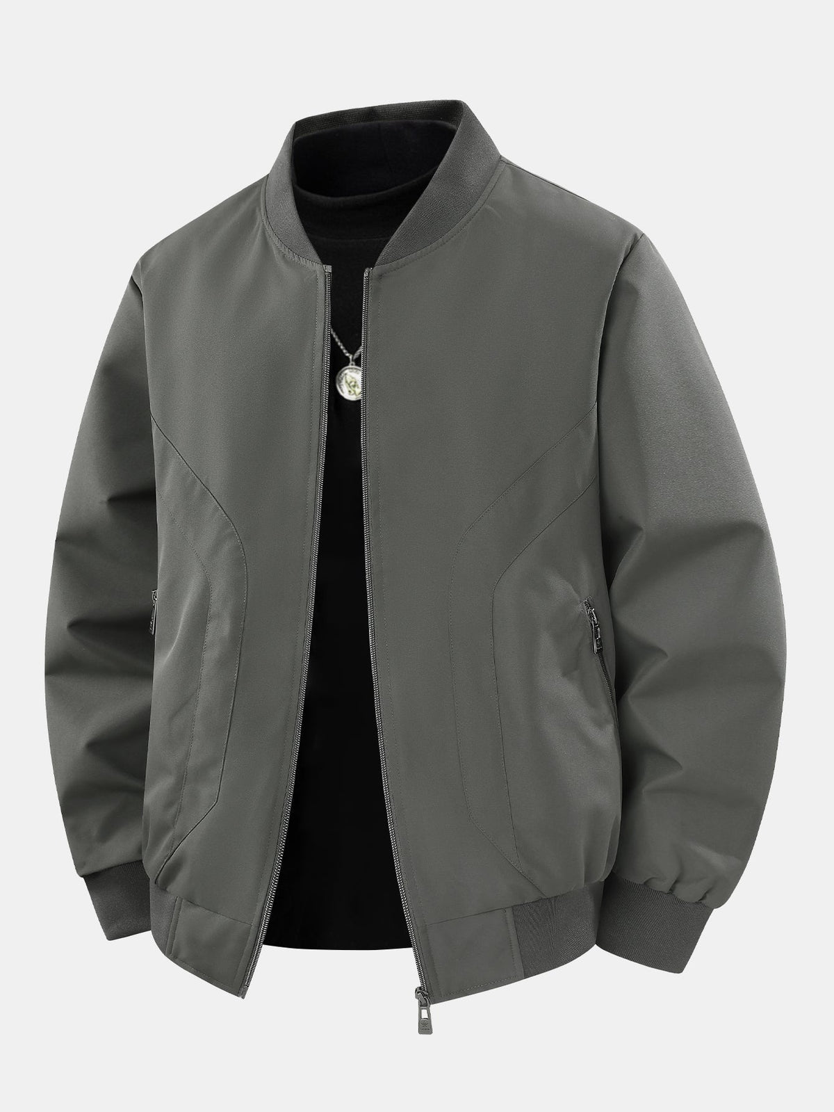 Zip-Up Bomber Jacket